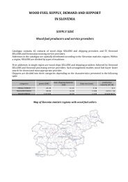 wood fuel supply, demand and support in slovenia - Wood Heat ...