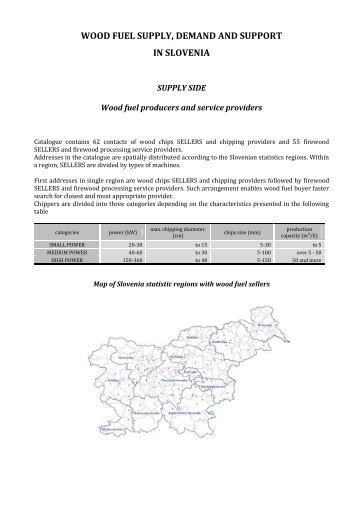 wood fuel supply, demand and support in slovenia - Wood Heat ...