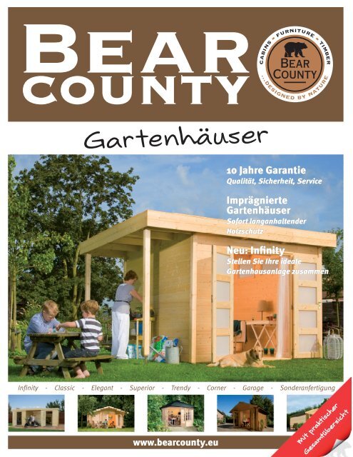 Bear County - Gartenhaus-Shop24