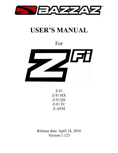 USER'S MANUAL - Bazzaz.net