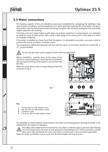 Optimax 25 S Manual - Ferroli