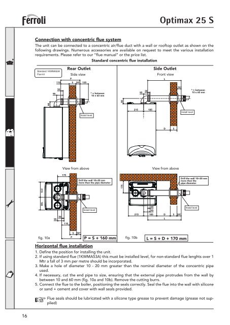 Optimax 25 S Manual - Ferroli