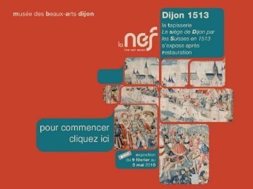 Flandre, La tapisserie du SiÃ¨ge de Dijon, aprÃ¨s 1513 - MusÃ©e des ...