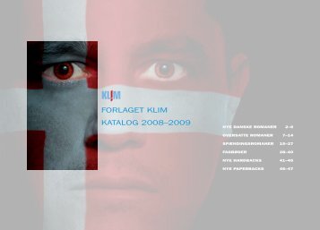 FORLAGET KLIM KATALOG 2008â2009