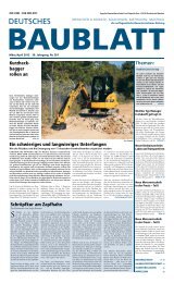 März/April 2012 39. Jahrgang, Nr. 361 - Deutsches Baublatt