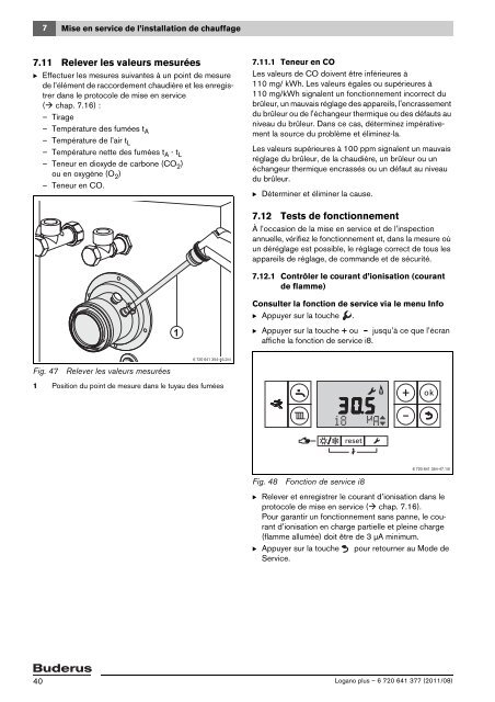 Notice d'installation et d'entretien Logano plus