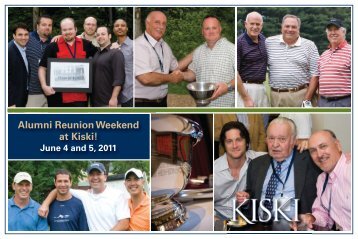 Alumni Reunion Weekend at Kiski! June 4 and 5 ... - The Kiski School