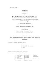 Test des protocoles et services liÃ©s `a la mobilitÃ© - UniversitÃ© ...