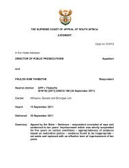 THE SUPREME COURT OF APPEAL OF SOUTH AFRICA ... - Nicro