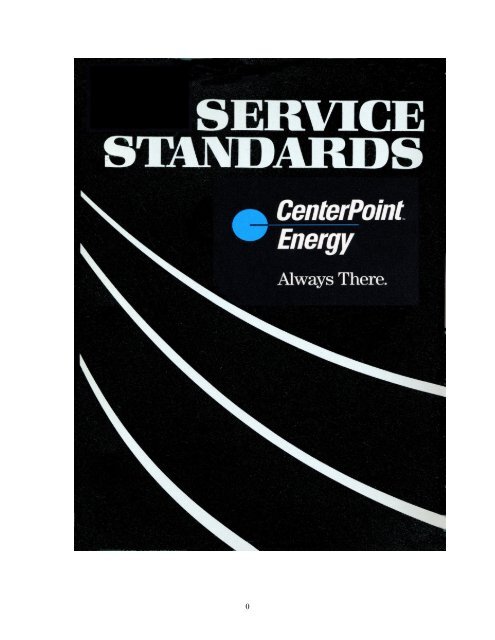 Electric Service Standards - CenterPoint Energy