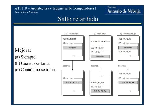 Procesadores segmentados. El DLX.