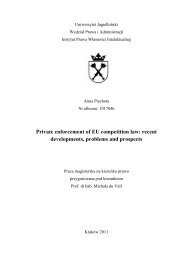 Private enforcement of EU competition law: recent developments ...