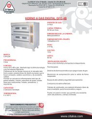 horno a gas digital gfo-4b [06001008] - Citalsa