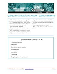 quÃ­mica ambiental - Portal de Estudos em QuÃ­mica