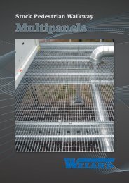 Brochure Stock Pedestrian Walkway Multipanels - Weland Ltd.