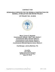 contract for design-build services for the design - City of Miami