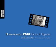 Elokuvavuosi 2010 Facts & Figures - Suomen elokuvasÃ¤Ã¤tiÃ¶