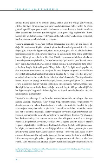 Türk Basınında Dış Habercilik - SETA