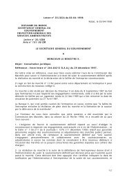 Lettre nÂ° 35-IGSA du 03-04-1998 relative Ã  la consultation juridique.