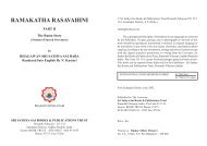 RAMAKATHA RASAVAHINI - Sathya Sai Speaks