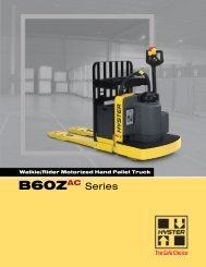 Spec Sheet - Hyster Company