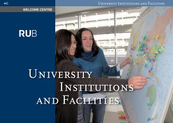 Universitiy Institutions and Facilities - International - Ruhr-Universität ...