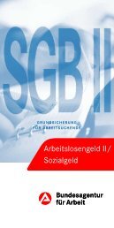 Arbeitslosengeld II/ Sozialgeld