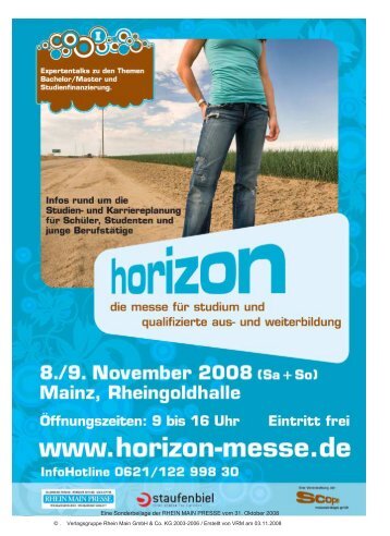 aussteller angebot kurzinfo - Horizon