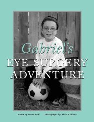 Gabriel's Eye Muscle Surgery - Pediatric Ophthalmology Associates