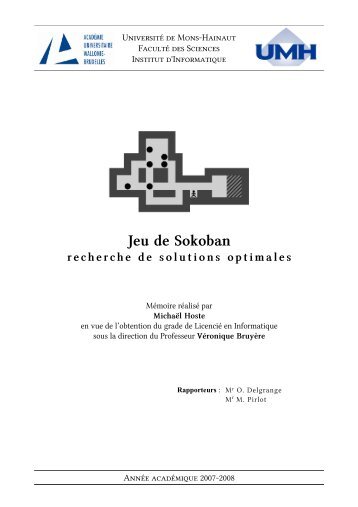 Jeu de Sokoban - DÃ©partement d'Informatique - UniversitÃ© de Mons