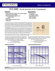 TGS 2602 pdf - FIGARO ENGINEERING INC.