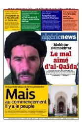 Fr-30-05-2013 - AlgÃ©rie news quotidien national d'information