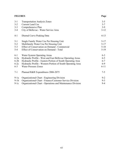 2006 Water Comprehensive Plan - City of Bellevue