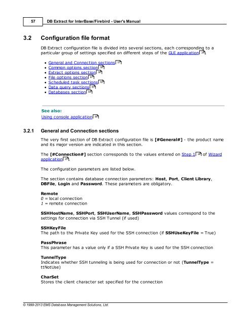 DB Extract for InterBase/Firebird - User's Manual - EMS Manager