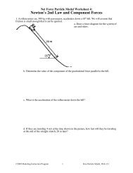 Worksheet 4 - Modeling Physics