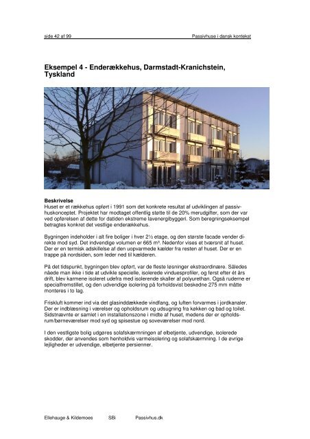 Passivhuse i dansk kontekst - Nordvestjysk Folkecenter for ...