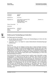 Einführung einer Praxisbewilligung im Kanton Bern - EVP Oberaargau