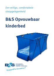 B&S Opvouwbaar kinderbed - Eengoedhulpmiddel.nl