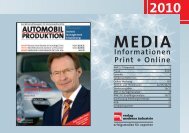 Informationen Print + Online - verlag moderne industrie