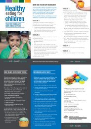 Healthy eating for children - Eat For Health