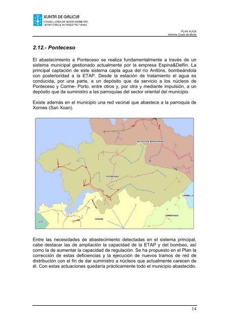descripcion del abastecimiento. situaciÃ³n actual ... - Augas de Galicia