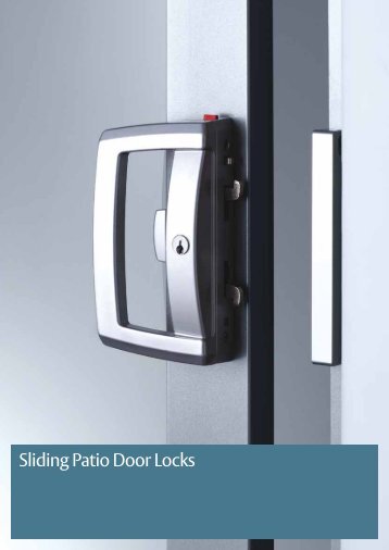OnyxÂ® Sliding Patio Door Locks - Infolink