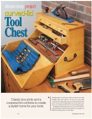 Curved-Lid Tool Chest, Pt. 1 - Woodsmith Woodworking Seminars