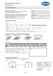 Fragebogen Vakuum-Systeme - Schmalz