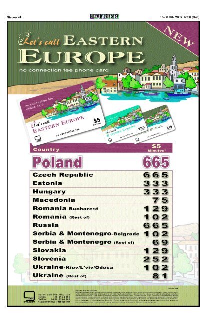 (April) 2007r. No 08 (926) - Nowy Kurier