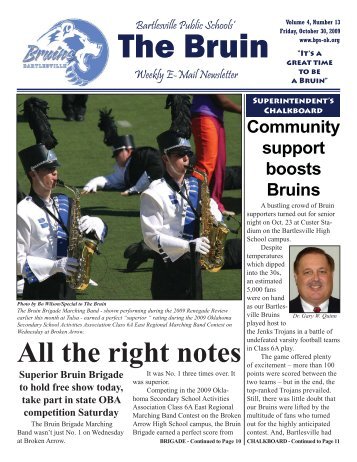 The Bruin (Vol. 4, Issue 13).indd - Bartlesville Public Schools