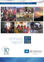 contents - Winrock International India