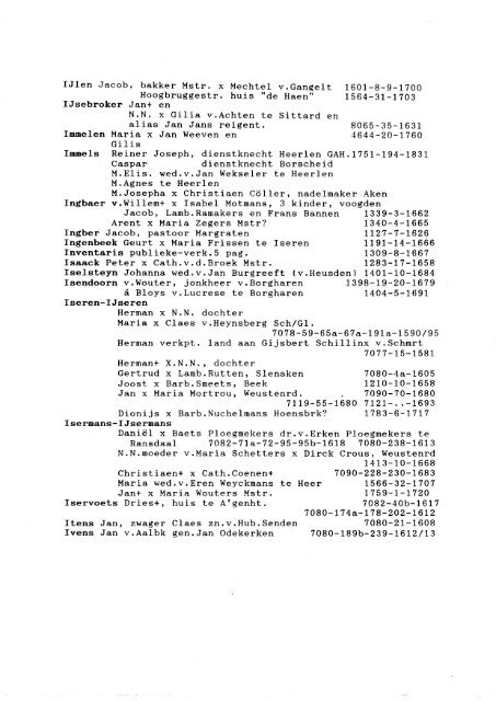 deel IJ - Genealogie in Limburg