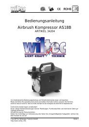 Bedienungsanleitung Airbrush Kompressor AS18B - WilTec