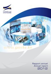 Le rapport annuel 2012 - La Poste Tunisienne